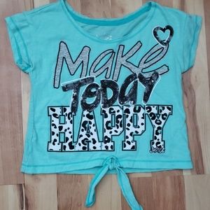 Justice girls shirt size 8